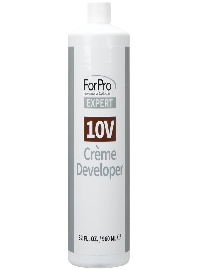 ForPro Professional Collection ForPro Expert 10 Volume Crème Developer for Hair Lightening, Gray Coverage & Color Deposit with Minimum Lift, 32 Fl Oz - Image 1